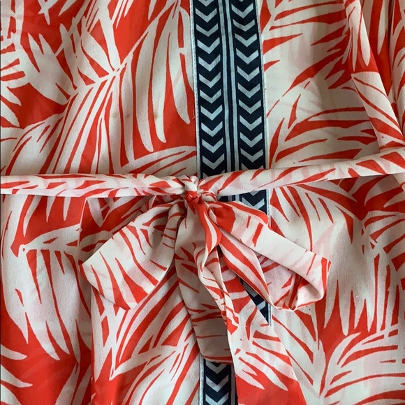 Victoria’s Secret Red/White Printed Swim Coverup - Picture 2 of 4